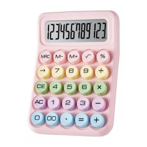 CALCULADORA PASTEL 12 DIGITOS ZN2188